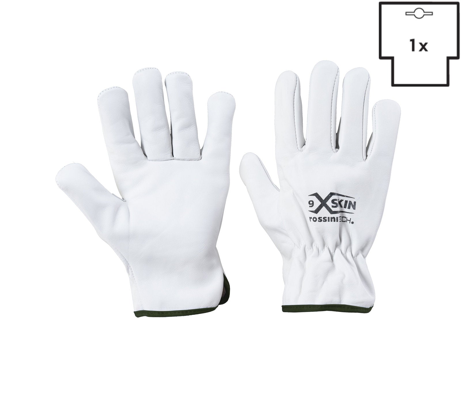 GUANTO TUTTO FIORE BOVINO BOR.(CAV)