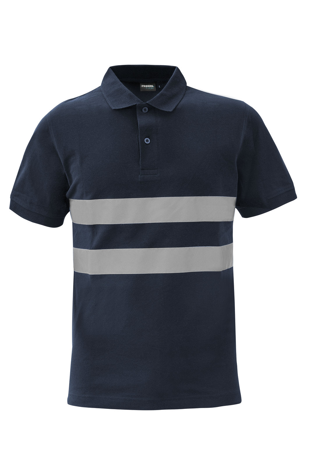 POLO BORRIS CON STRISCE RIFRANGENTI