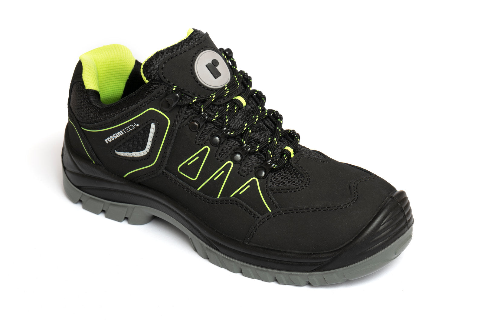 CALZ BASSA ROCKFORD S3 NERO/VERDE
